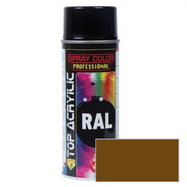 ESMALTE EN SPRAY ACRÍLICO. AEROSOL. RAL 8008. 400 ML - TOP ACRYLIC