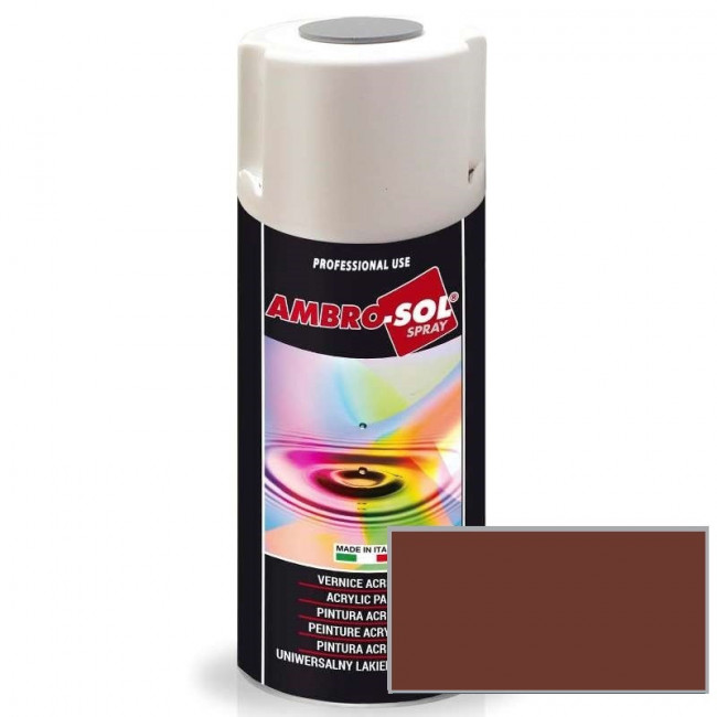 SPRAY ACRILICO MARRON/ROJO RAL-8012 400ml