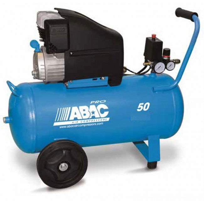 COMPRESOR MONTECARLO LONGITUD 25MM. PISTÓN COAXIAL LUBRICADO. CAPACIDAD 50L. PRESIÓN 10 BAR - ABAC