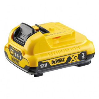 BATERÍA CARRIL DEWALT 12V. PLÁSTICO. IONES DE LITIO. AMARILLO Y NEGRO. TIPO CARRIL. 3AH