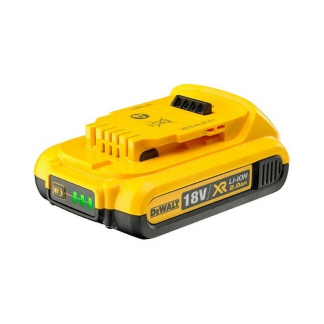 BATERÍA RECARGABLE DE CARRIL XR 18V DCB183. LI-ION. PLÁSTICO TÉCNICO. CAPACIDAD 2,0AH - DEWALT