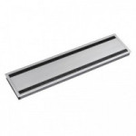 PASACABLE DOBLE CON TAPA REVERSIBLE KEISI. ALUMINIO ANODIZADO. PARA EMBUTIR. MESAS DE ESCRITORIO