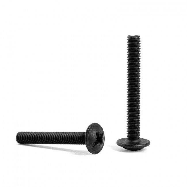 TORNILLO TIRADOR. HIERRO. NEGRO. M4
