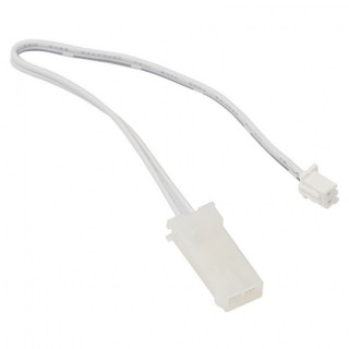 CONECTOR ENCHUFABLE DE 2 VÍAS. PLÁSTICO. BLANCO. LONGITUD 15CM
