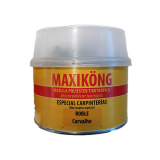MASILLA POLIÉSTER. 2K. PARA MADERA. ROBLE. INTERIOR Y EXTERIOR. 500 G - KONIG