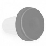 PARAGOLPE DE EMBUTIR BI-MATERIAL. GOMA-PLÁSTICO. GRIS. PARA PUERTAS. TOPE Y AMORTIGUACIÓN - ITALIANA FERRAMENTA