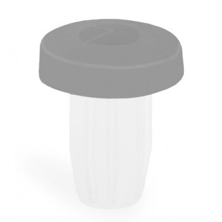 PARAGOLPE BI-MATERIAL BI AG.5 GRIS -  FRENTE DE GOMA, CUERPO DE PLASTICO. 2
