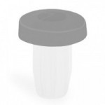 PARAGOLPE BI-MATERIAL BI AG.5 GRIS -  FRENTE DE GOMA, CUERPO DE PLASTICO.