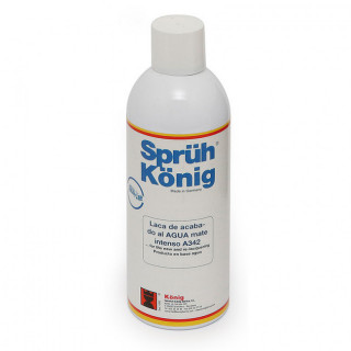 LACA DE ACABADO. BASE AL AGUA. MATE INTENSO. AEROSOL. 400 ML - KONIG