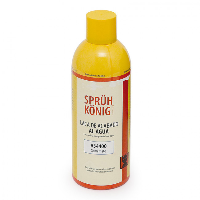 SPRAY LACA ALUMINIO AGUA SEMIMATE 400ml.