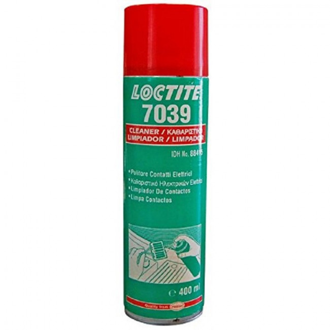 LIMPIADOR DE CONTACTOS ELÉCTRICOS SF 7039. BASE DISOLVENTE. AEROSOL 400 ML. NO DAÑA BARNICES. RESIDUO IMPERMEABLE - LOCT