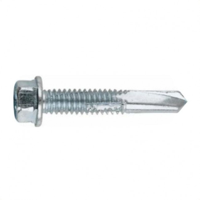 TORNILLO AUTOTALADRANTE DIN 7504 K. ACERO. ZINCADO. PUNTA BROCA Nº5. LONGITUD 38MM - INDEX