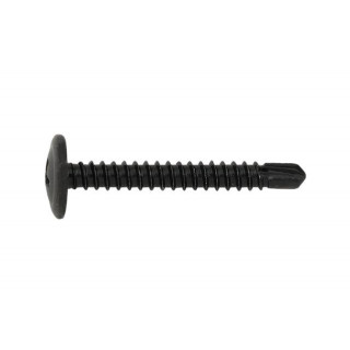 TORNILLO AUTOTALADRANTE CABEZA ALOMADA BAJA. ACERO. ZINCADO NEGRO
