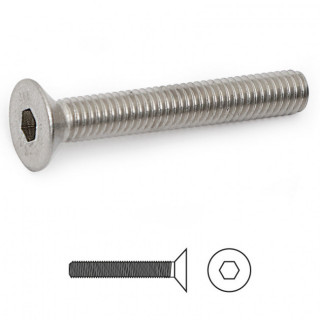 TORNILLO ROSCA METAL ALLEN. ACERO INOXIDABLE. PARA