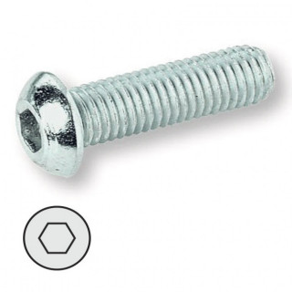 TORNILLO ALLEN ISO 7380. ROSCA MÉTRICA. ACABADO ZINCADO. CABEZA . ISO 7380