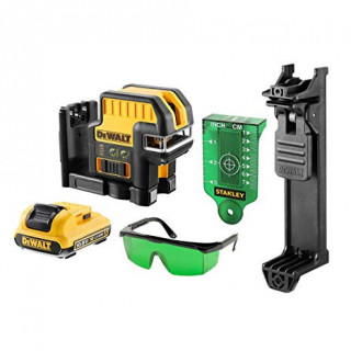 NIVEL LÁSER AUTONIVELANTE DCE0825D1G. AUTONIVELANTE. 5 PUNTOS Y LÍNEAS. LUZ VERDE. BATERÍA 12V. CLASE 2 - DEWALT