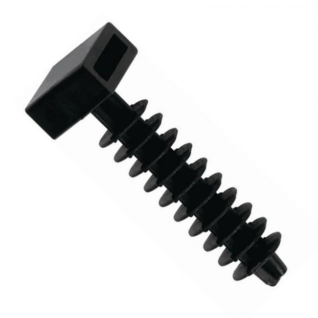 TACO BRIDA DE NYLON. POLIAMIDA 6.6. NEGRO. UNE-EN 62275. DIÁMETRO 8MM - INDEX
