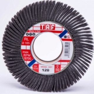 CEPILLO ABRASIVO CIRCULAR HOJAS 165-25-25. SOPORTE TEXTIL/FIBRA. GRANO 60. EN 13743 - TYROLIT
