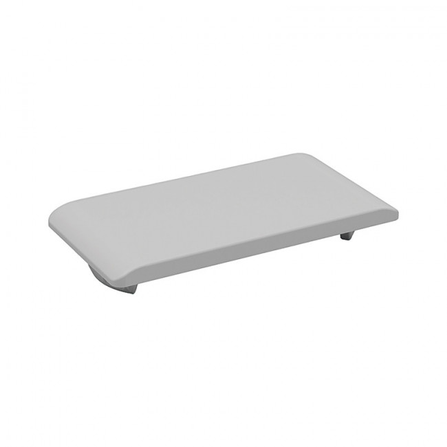 TAPA EMBUTIR RECTANGULAR APC. PLÁSTICO. FIJACIÓN A PRESIÓN. GRIS - ITALIANA FERRAMENTA