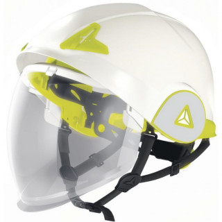 CASCO DE OBRA DIELÉCTRICO ONYX. DOBLE CARCASA. VISERA RETRÁCTIL - DELTA PLUS 2