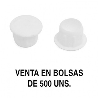 TAPÓN EMBELLECEDOR. PLÁSTICO. BLANCO. DIÁMETRO 10MM. ALTURA 7MM