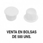 TAPÓN EMBELLECEDOR. PLÁSTICO. BLANCO. DIÁMETRO 10MM. ALTURA 7MM