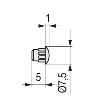 TAPA MINA AG.5MM BLANCO (5.000U) 2
