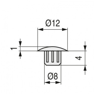 TAPA MINA AG.8MM BLANCO (5.000U) 2