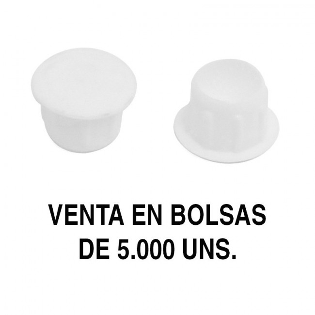 TAPA MINA AG.10MM BLANCO (5.000U)