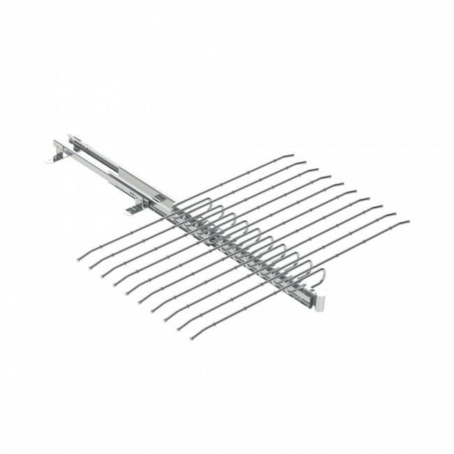 PANTALONERO DOBLE EXTRAÍBLE SERIE ÓPTIMA. 20 PERCHAS ACABADO CROMO.