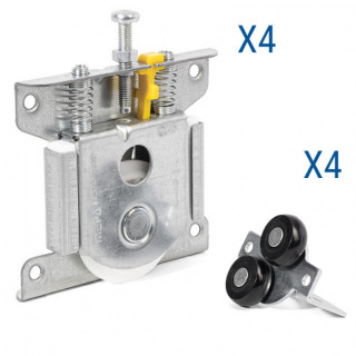 KIT ROLLY DE ACCESORIOS PARA PUERTAS CORREDERAS DE ARMARIO