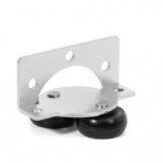 KIT 2 PUERTAS SUPERIOR+INFERIOR ROLLY PARA GUIA A75 SP16. COMPATIBLE CON KIT DE GUÍAS LUGANO