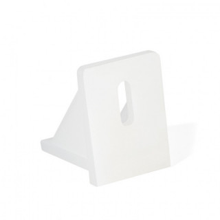 ESCUADRA MARCO. RANURA OBLONGA. BLANCO. 34 X 30 MM 2