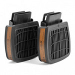 FILTRO VAPORES ORGÁNICOS D8055. CLASE A2. SECURE-CLICK. PLÁSTICO NEGRO - 3M