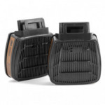 FILTRO VAPORES ORGÁNICOS D8055. CLASE A2. SECURE-CLICK. PLÁSTICO NEGRO - 3M