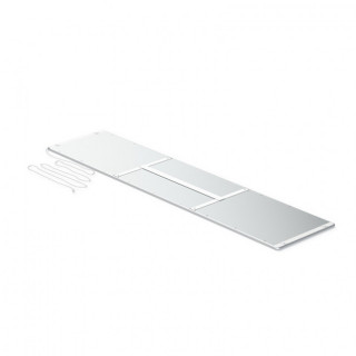 LÁMPARA LED DE ALUMINIO. ALUMINIO Y POLICARBONATO. SMD 2835. PLATA MATE. DC 12 V. LONGITUD 900MM 2