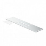 LÁMPARA LED DE ALUMINIO. ALUMINIO Y POLICARBONATO. SMD 2835. PLATA MATE. DC 12 V. LONGITUD 900MM