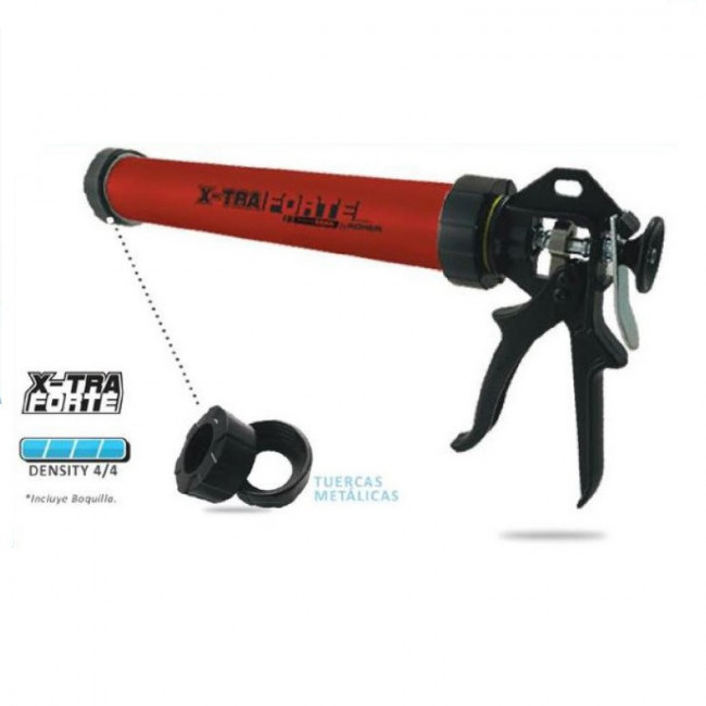 PISTOLA Xtra-FORTE ALUMINIO 600ml.