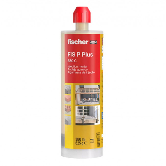 ANCLAJE QUÍMICO. RESINA HÍBRIDA LIBRE DE ESTIRENO. 380 ML. PARA ANCLAJE QUÍMICO - FISCHER