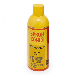 LACA DE ACABADO EN SPRAY. BASE NITROCELULÓSICA. ACABADO BRILLO. AEROSOL. SELLADO REPARACIONES. 400 ML - KONIG