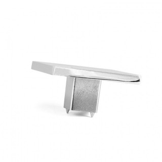 TIRADOR DE MUEBLE CAPO. ZAMAK. DOS TETONES. SIN TORNILLERÍA VISTA. ACABADO