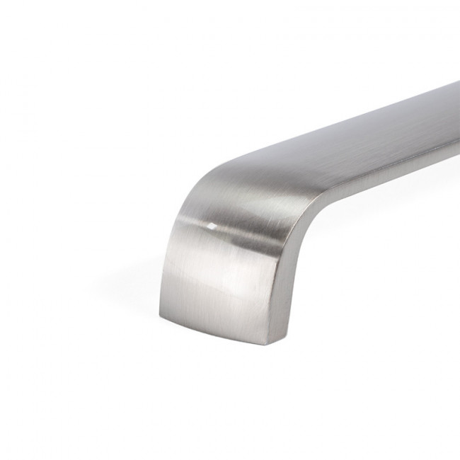 TIRADOR ALUMINIO ADONIS C160 L170 NIQUEL SATINADO