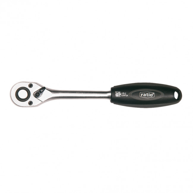 LLAVE CARRACA REVERSIBLE. METAL. 72 DIENTES. 1/4''. SISTEMA LOCKSYSTEM. LONGITUD 145MM - RATIO