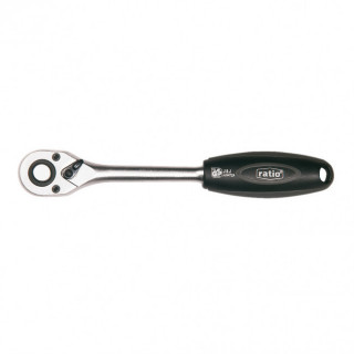 LLAVE CARRACA REVERSIBLE. METAL. 72 DIENTES. 1/4''. SISTEMA LOCKSYSTEM. LONGITUD 145MM - RATIO 2
