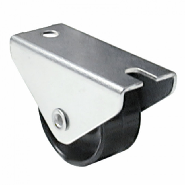 RUEDA FIJA CON ARO DE PLÁSTICO PARA CAMA NIDO. CICLO. Ø25 H28.