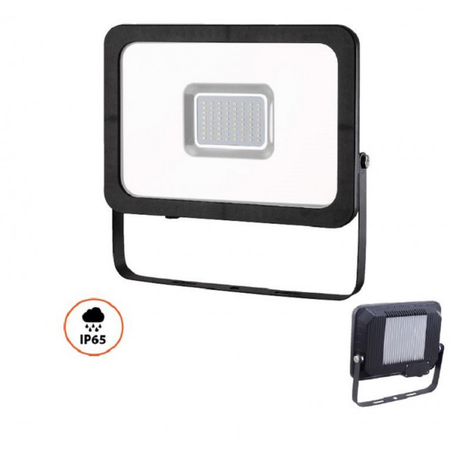 FOCO LED SIMPLE. 50 W. IP65. INTERIORES Y EXTERIORES. 120°
