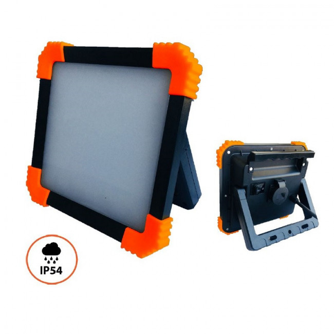FOCO LED PORTÁTIL SCHUKO. POTENCIA 30W. IP54. LONGITUD DE CABLE 5M
