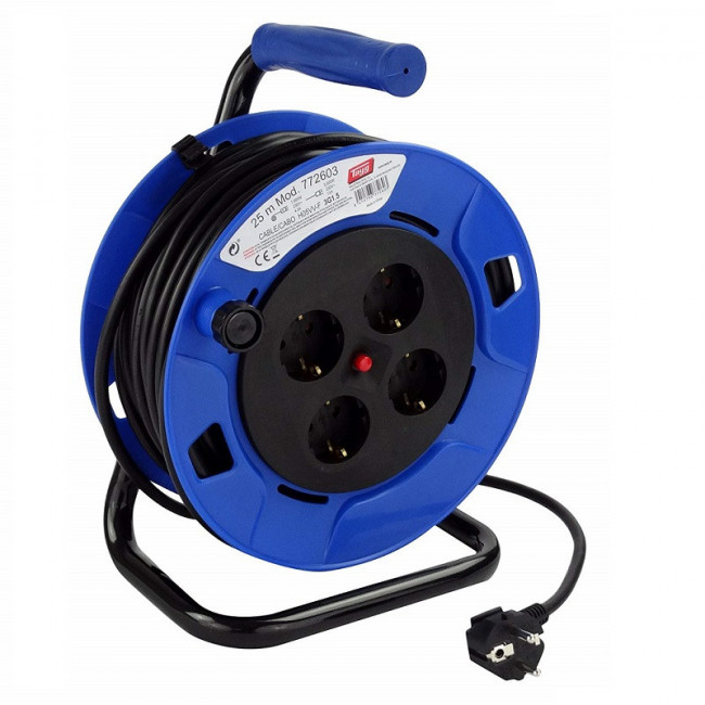 ENROLLADOR ELÉCTRICO PORTÁTIL. IP20. 4000W. 250 V. 16 A - TAYG