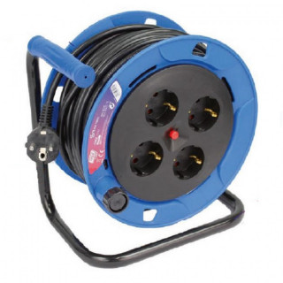 PROLONGADOR ELÉCTRICO PORTÁTIL. 4.000 W. IP20. 4 BASES. CABLE H05VV-F 3G1,5. LONGITUD 15M - TAYG