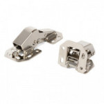 BISAGRA AUTOMÁTICO CRIPLI SOFT 90º NIQUEL  CON PISTON. CIERRE SUAVE.